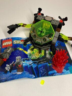 Lego Aquazone Stingrays Sea Creeper Crab 6140 6109 99% Complete W Instructions